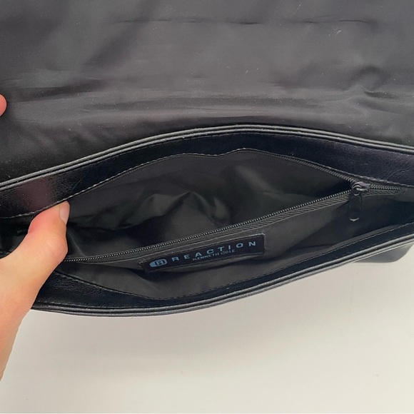 Vintage retro y2k baguette bag purse shoulder bag faux leather 90s rectangle - Picture 14 of 15